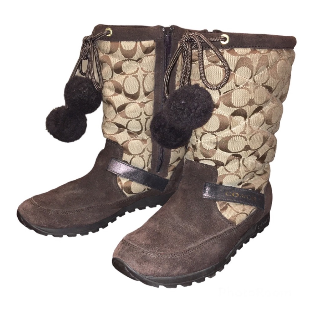 Coach Brown Juniper Boots Size 8.5B - Picture 16 of 16